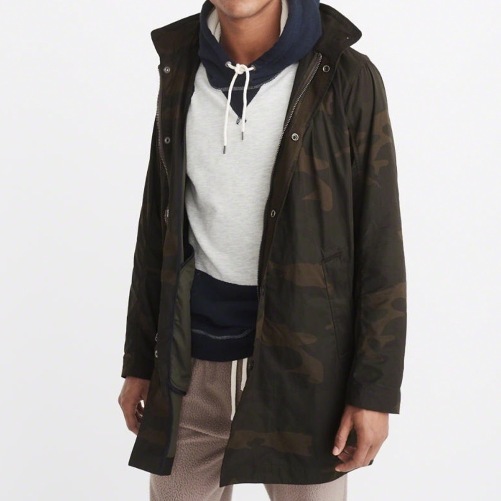 Abercrombie & Fitch Military Rain Coat